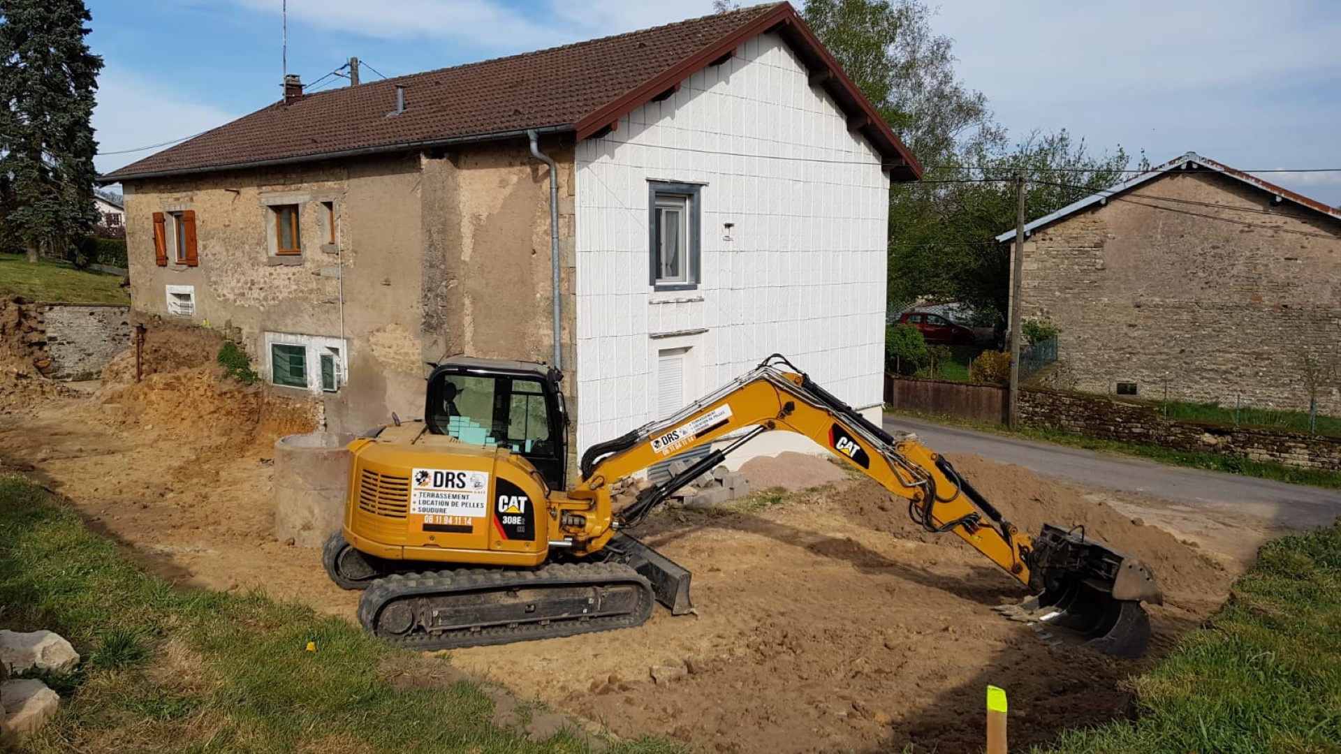 entreprise de terrassement à Saint-Nabord